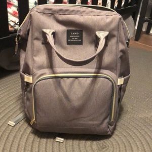 Backpack diaper bag